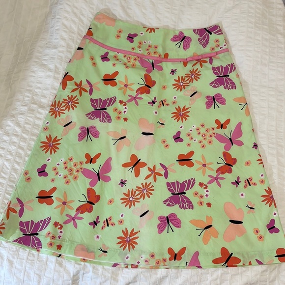 Lilly Pulitzer BUTTERFLY 🦋 cotton skirt - Picture 1 of 8